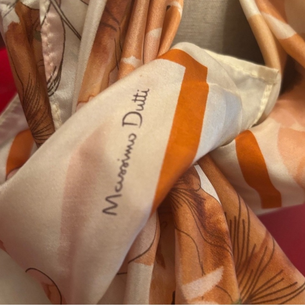 NWT Massimo Dutti Silk Scarf